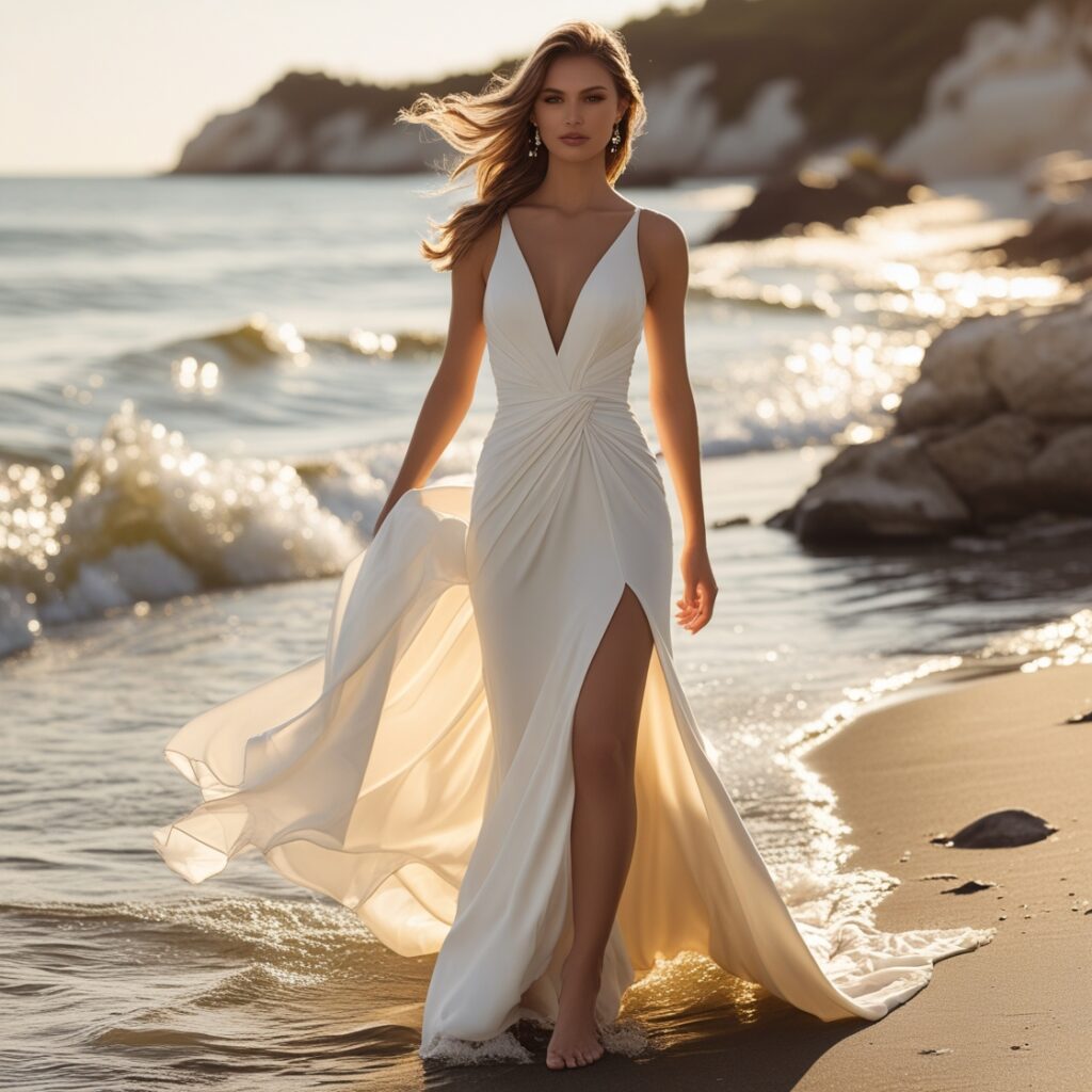 Melhores Ideias de Vestido de Noiva para Casamento na Praia