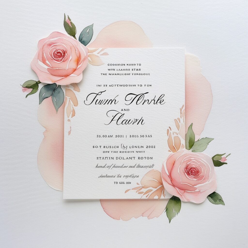  Convites de Casamento com Flores